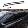 Рейлинги интегрированные на Toyota Highlander IV (U70) 2020-нв (чёрные)