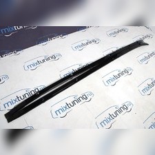 Рейлинги интегрированные на Toyota Highlander IV (U70) 2020-нв (чёрные)