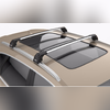 Багажник аэродинамический на интегрированные рейлинги с замком, модель "Air 2" Серебро