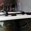 Багажник, поперечины на штатные рейлинги Toyota Land Cruiser Prado 150 (OEM) черные