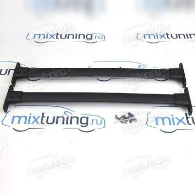 Поперечины на штатные рейлинги Nissan Pathfinder 2005-2014 (черные)