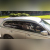 Рейлинги интегрированные Mitsubishi Outlander (цвет серебро, копия оригинала OEM Stile)