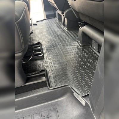 Коврик в салон, 2-й ряд 3D (короткая/длинная база) Citroen SpaceTourer 2016-нв