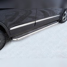 Пороги с площадкой (нержавеющий лист) d60,3 мм