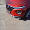 Накладка на решетку радиатора, нижняя (лист) Hyundai Santa Fe 2018-2021