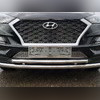 Накладка на решетку радиатора, верхняя, внутренняя (лист) Hyundai Tucson 2018-2021