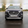 Накладка на решетку радиатора, верхняя, внутренняя (лист) Hyundai Tucson 2018-2021