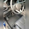 Коврики в салон Hyundai Santa Fe 2018-2023 "3D Lux" (комплект), аналог ковров WeatherTech (США)