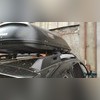 Багажник аэродинамический на рейлинги с замком, Renault Duster 2015-нв , "Air 1 SILVER"