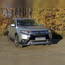 Защита переднего бампера, нижняя 60,3 мм Mitsubishi Outlander 2018-нв