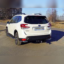 Защита заднего бампера (уголки длинные) 42,4 мм Subaru Forester (S5) 2018-нв