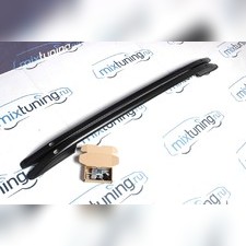 Рейлинги алюминиевые на Nissan Qashqai (черные)