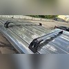 Багажные поперечины в штатные места без рейлингов V3 grey. (серые с замком, с регулировкой длины)