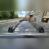 Багажные поперечины в штатные места без рейлингов V3 grey. (серые с замком, с регулировкой длины)