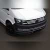 Накладки на решетку радиатора Volkswagen T6 Transporter "Trendline" 4 шт (Нержавеющая сталь)