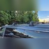 Багажные поперечины в штатные места без рейлингов V3 black. (черные с замком, с регулировкой длины)