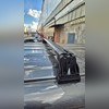 Багажные поперечины в штатные места без рейлингов (черные с замком, с регулировкой длины)