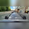 Багажные поперечины в штатные места без рейлингов (черные с замком, с регулировкой длины)