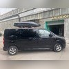 Багажные поперечины в штатные места без рейлингов V3 black. (черные с замком, с регулировкой длины)