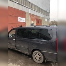 Рейлинги алюминиевые Fiat Scudo Short 2007-2017 (черные)