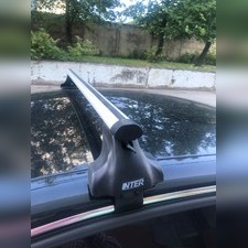 Багажник на крышу за дверной проём, модель "Аэро" Hyundai Creta 2016-нв (с секреткой)