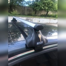Багажник на крышу за дверной проём, модель "Аэро" Nissan X-Trail T30 2000-2007 (с замком)