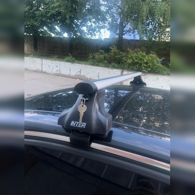 Багажник на крышу за дверной проём, модель "Аэро" Volkswagen Jetta 2010-2019 (с замком)