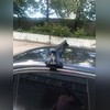 Багажник на крышу за дверной проём (прямоугольные поперечины)Nissan X-Trail T30 2000-2007 (с замком)