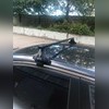 Багажник на крышу за дверной проём (прямоугольные поперечины)Nissan X-Trail T30 2000-2007 (с замком)