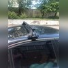 Багажник на крышу за дверной проём (прямоугольные поперечины)Nissan X-Trail T30 2000-2007 (с замком)