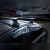 Багажник на крышу за дверной проём, модель "Крыло" Nissan X-Trail T30 2000-2007 (с замком)