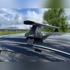 Багажник на крышу за дверной проём, модель "Крыло" Nissan X-Trail T30 2000-2007 (с замком)