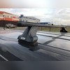 Багажник на крышу в штатные места (прямоугольные поперечины) Volkswagen Amarok 2010-нв (с секреткой)