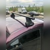 Багажник на крышу в штатные места (прямоугольные поперечины) Hyundai Solaris 2011-2016 (с секреткой)