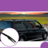Рейлинги Mercedes-Benz Vito 447 2014-2023 (чёрные) длинная база L3