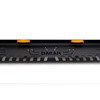 Пороги со светодиодной подсветкой Volkswagen Amarok 2010-2021 Dakar V2 (чёрные)