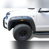 Расширители колесных арок Volkswagen Amarok 2010-2021 (чёрные матовые)