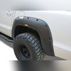 Расширители колесных арок Volkswagen Amarok 2010-2021 (чёрные матовые)