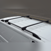 Рейлинги Ford Tourneo Custom 2012-2023, короткая база (черные)