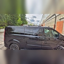 Рейлинги Ford Transit Custom 2012-2023 длинная база (чёрные)
