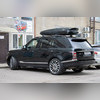 Бокс аэродинамический черный карбон "Sport" двухсторонние открытие 223х90х38см 540 литров