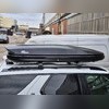 Бокс аэродинамический черный карбон "Sport" двухсторонние открытие 223х90х38см 540 литров