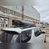 Бокс аэродинамический черный карбон "Sport" двухсторонние открытие 223х90х38см 540 литров