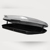 Бокс аэродинамический темно-серый карбон "Avangard" двухсторонние открытие, 200х85х36см, 430 л