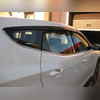 Дефлекторы, ветровики окон Hyundai Tucson, комплект из 6-ти частей (темные)