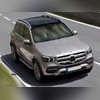 Пороги, подножки, ступени Mercedes GLE 2019 - нв V167 (OEM Style)