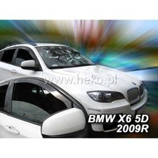 Дефлекторы окон вставные (дымчатые) BMW X6 (Е71) 2008-2014 (внедорожник)