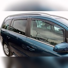 Дефлекторы окон вставные (дымчатые) Chevrolet Orlando 2010-2018 (компактвэн)