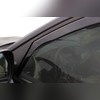 Дефлекторы окон передние, вставные (дымчатые) Lancia Lybra 1999-2006 (седан)