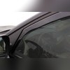 Дефлекторы окон вставные (дымчатые) Opel Corsa 2000-2006 (3d хетчбек)